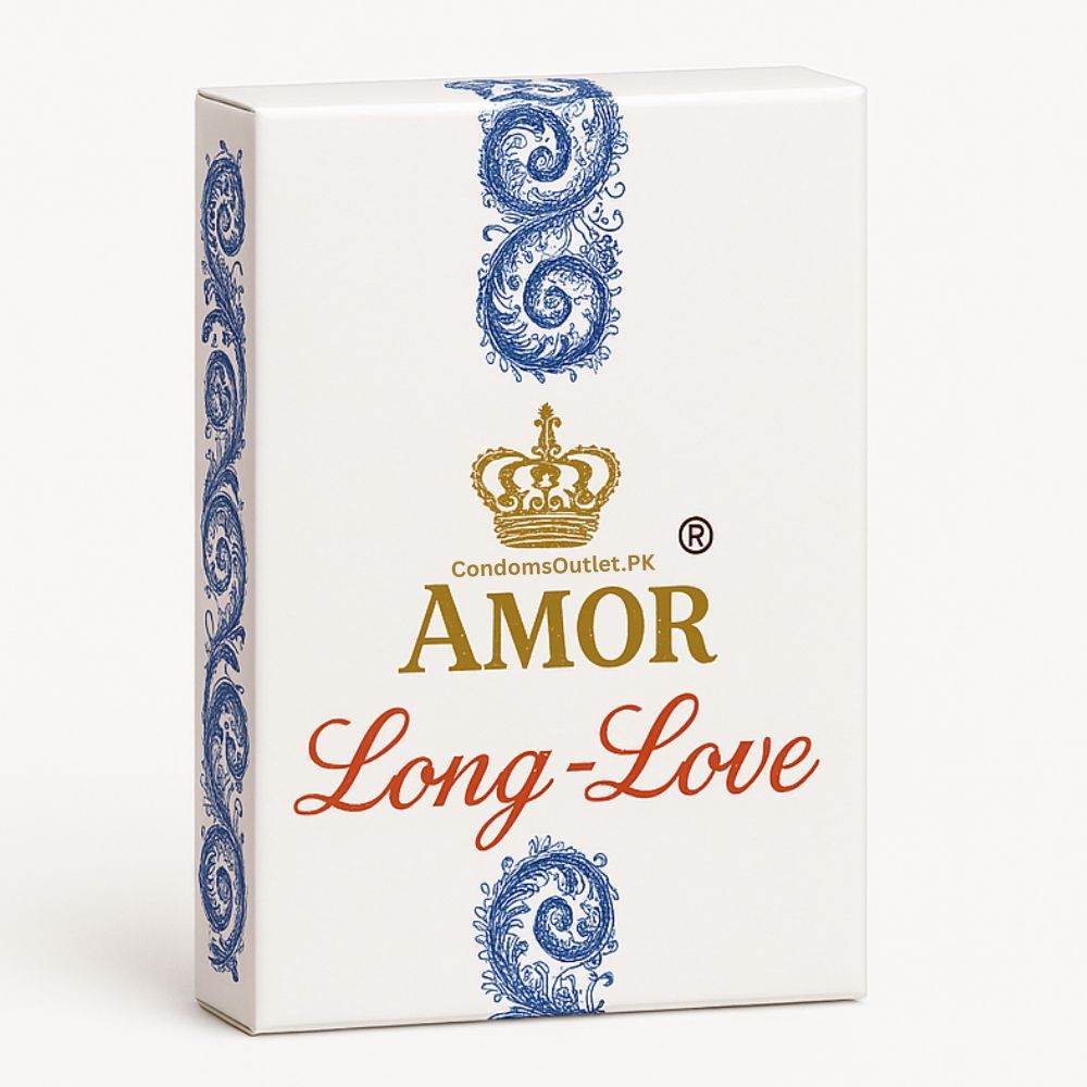 Amor Long Love Delay Condoms (3 Pack) – Extended Timing