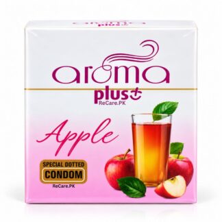 Aroma Plus Apple Dotted Condoms 3 Pack