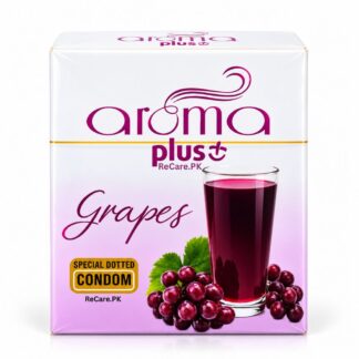 Aroma Plus Grapes Dotted Condoms 3 Pack