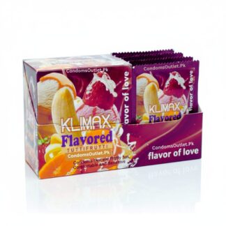 Klimax Tutti Frutti Flavored Condoms 4 Pack