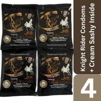 Knight Rider Condom & Delay Cream (4 Pack)