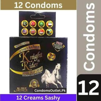 Knight Rider Condoms & Delay Cream 12 Pack